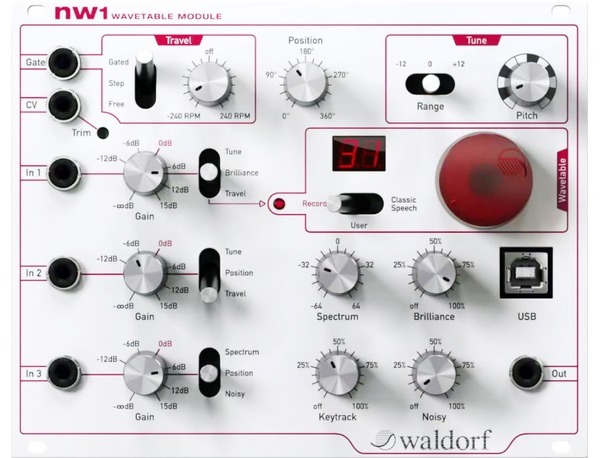 Waldorf nw1 Wavetable Module