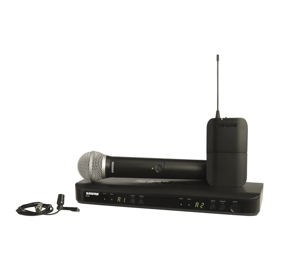 Shure BLX1288 COMBO W/CVL AND PG58 - S8