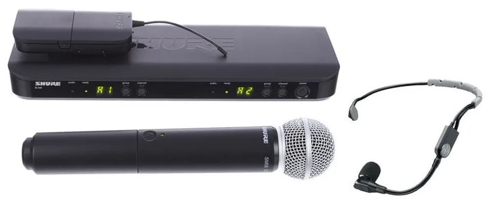 Shure BLX1288 COMBO W/SM35 AND SM58 - S8