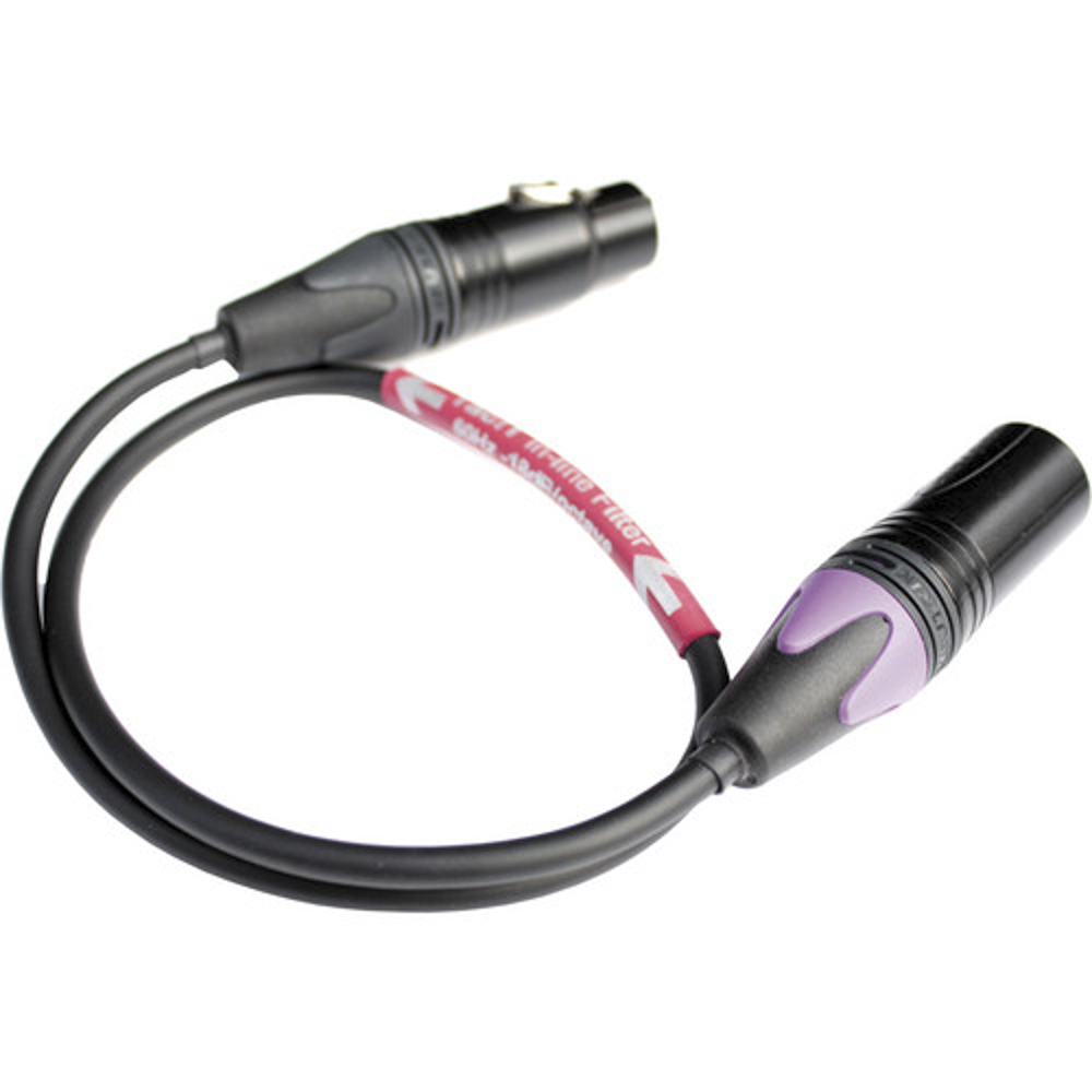 Rycote Cable w/TAC!T Filter, XLR-3F/3M, L45cm x 4.8mm