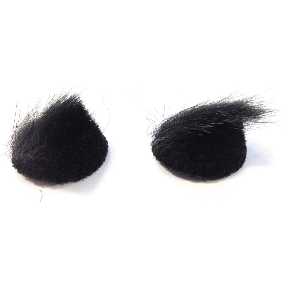 Rycote Black Overcovers fur discs only - pack of 100 uses