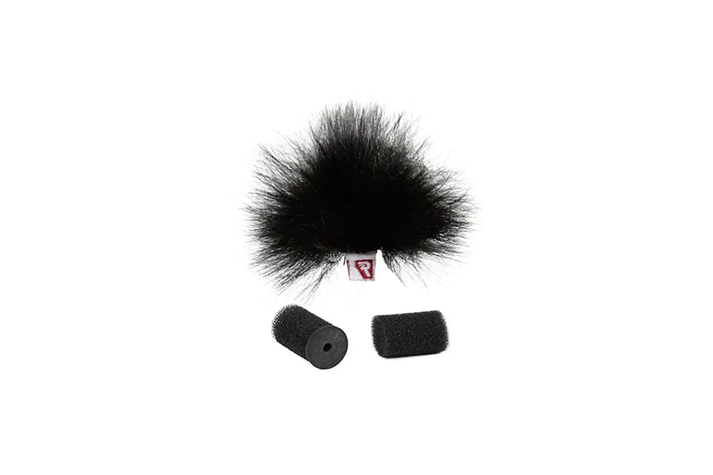 Rycote Black Ristretto Lavalier Windjammer - single