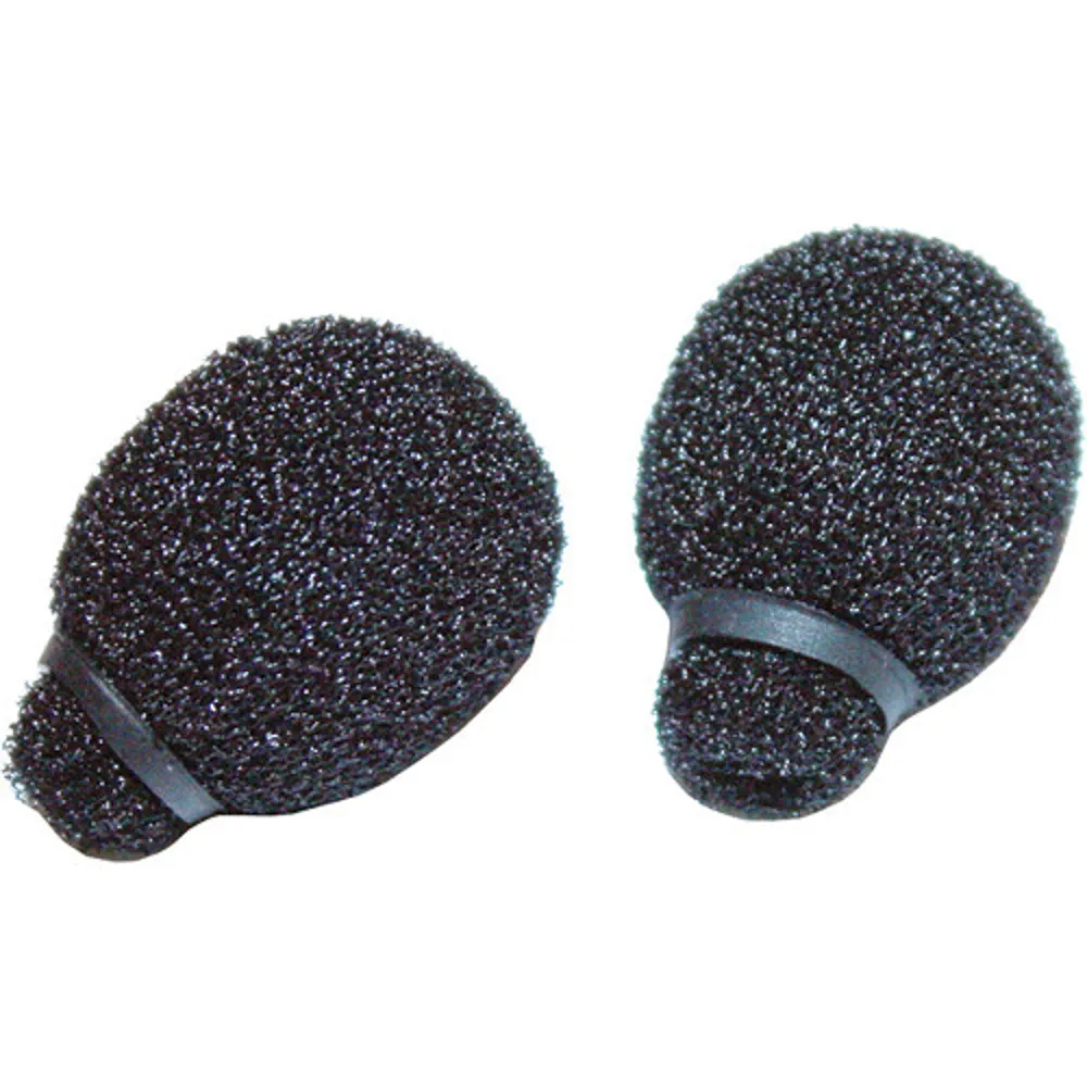 Rycote Miniature Lavalier Foams Black (1 pack of 2)