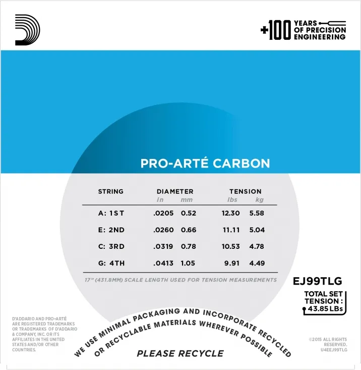 D'Addario EJ99TLG