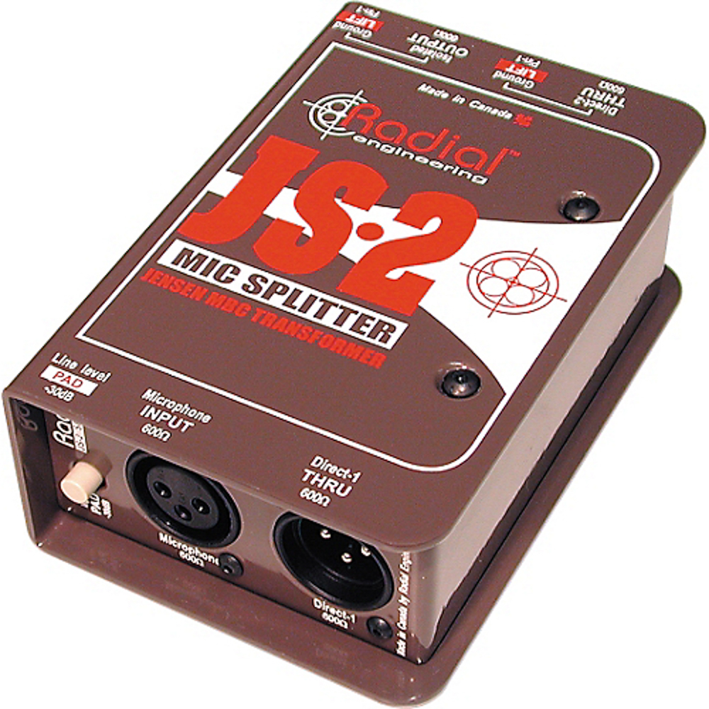 Radial JS2 Passive Microphone Splitter | djservice.se