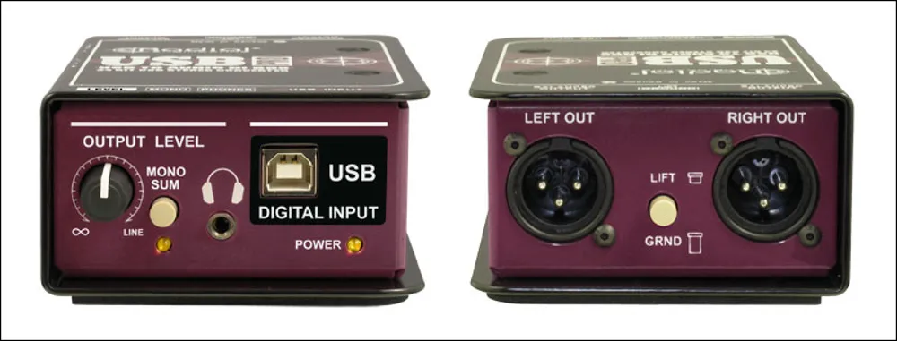 Radial USB PRO Stereo USB Laptop DI
