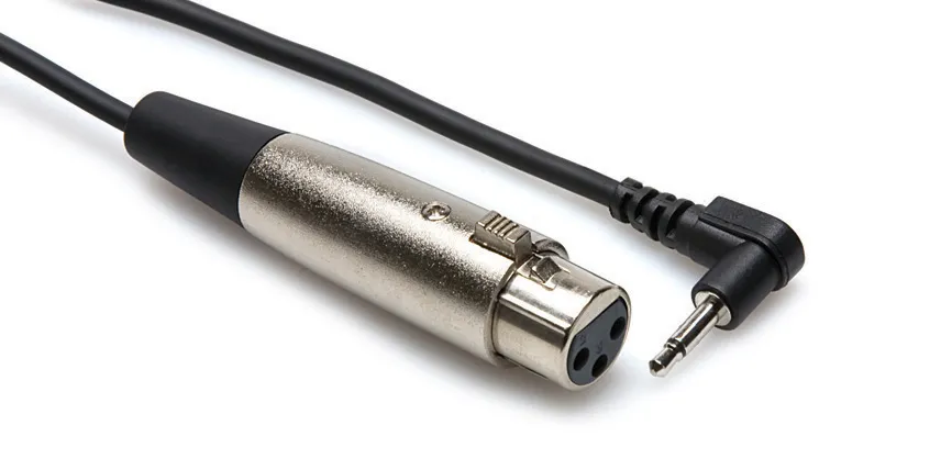 Hosa XLR Fe > 3.5mm Ma MO Angled 1.5m