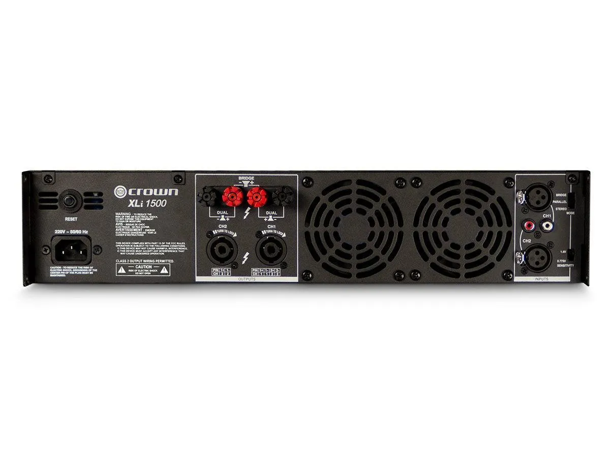 Crown XLi1500 Amplifier