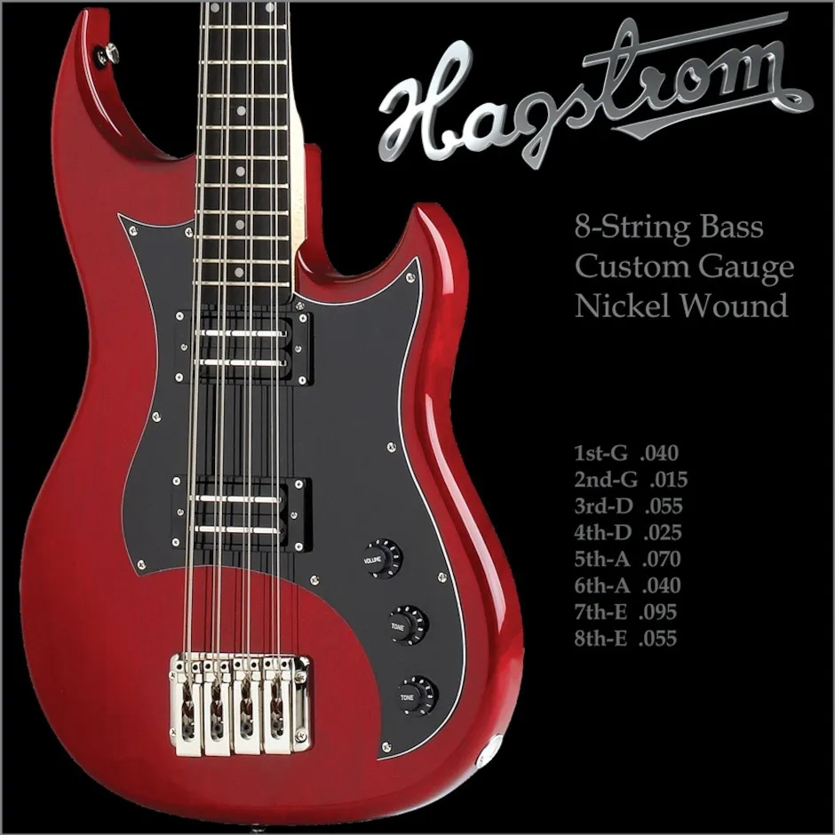 Hagström 8-String set for HB-8