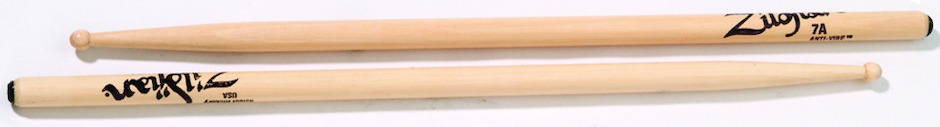 Zildjian 7A Antivibe Drumsticks Wood Tip