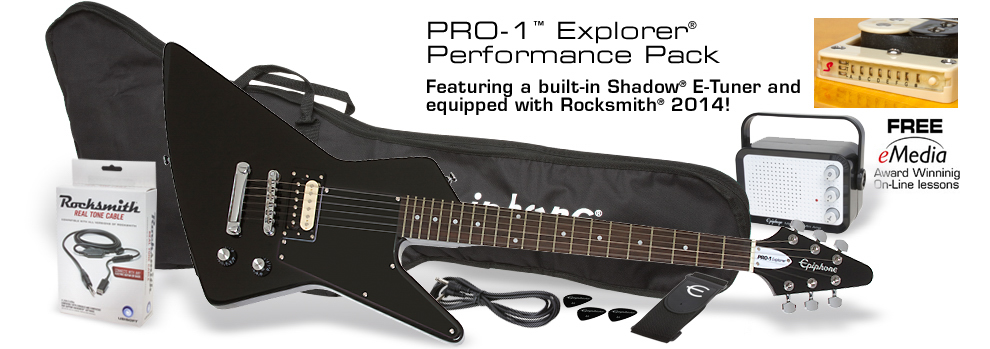 Gibson PRO-1 Explorer Pack Ebony
