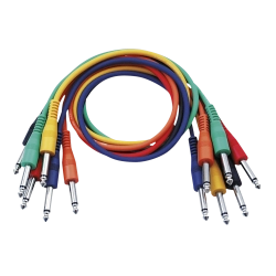 DAP Audio 1x6.3mm > 1x6.3mm 0.6m (6-pack)