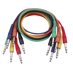 DAP Audio 1x6.3mm ST > 1x6.3mm ST 0.9m (6-pack)