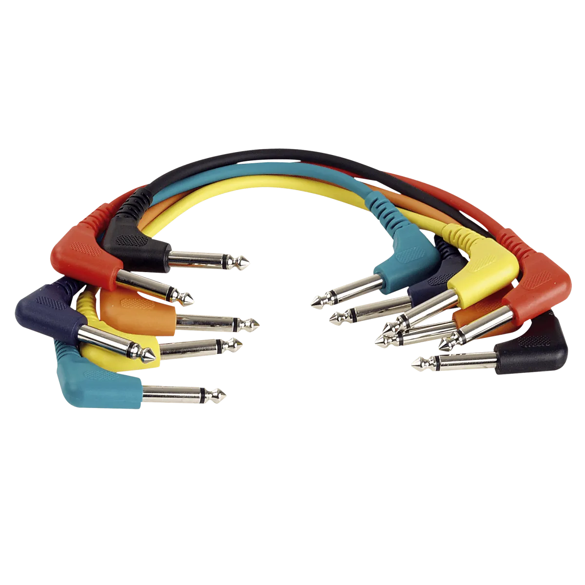 DAP Audio 1x6.3mm angled > 1x6.3mm angled 0.9m (6-pack)