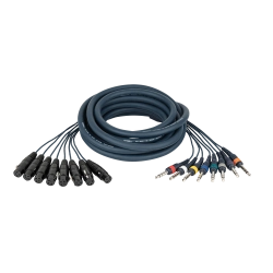 DAP Audio 8xXLR Fe > 8x6.3mm Ma ST 3m