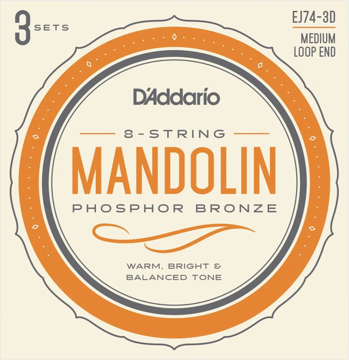 D'Addario EJ74-3D