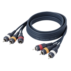 DAP Audio 2x RCA + 1x Digital cable1 .5m