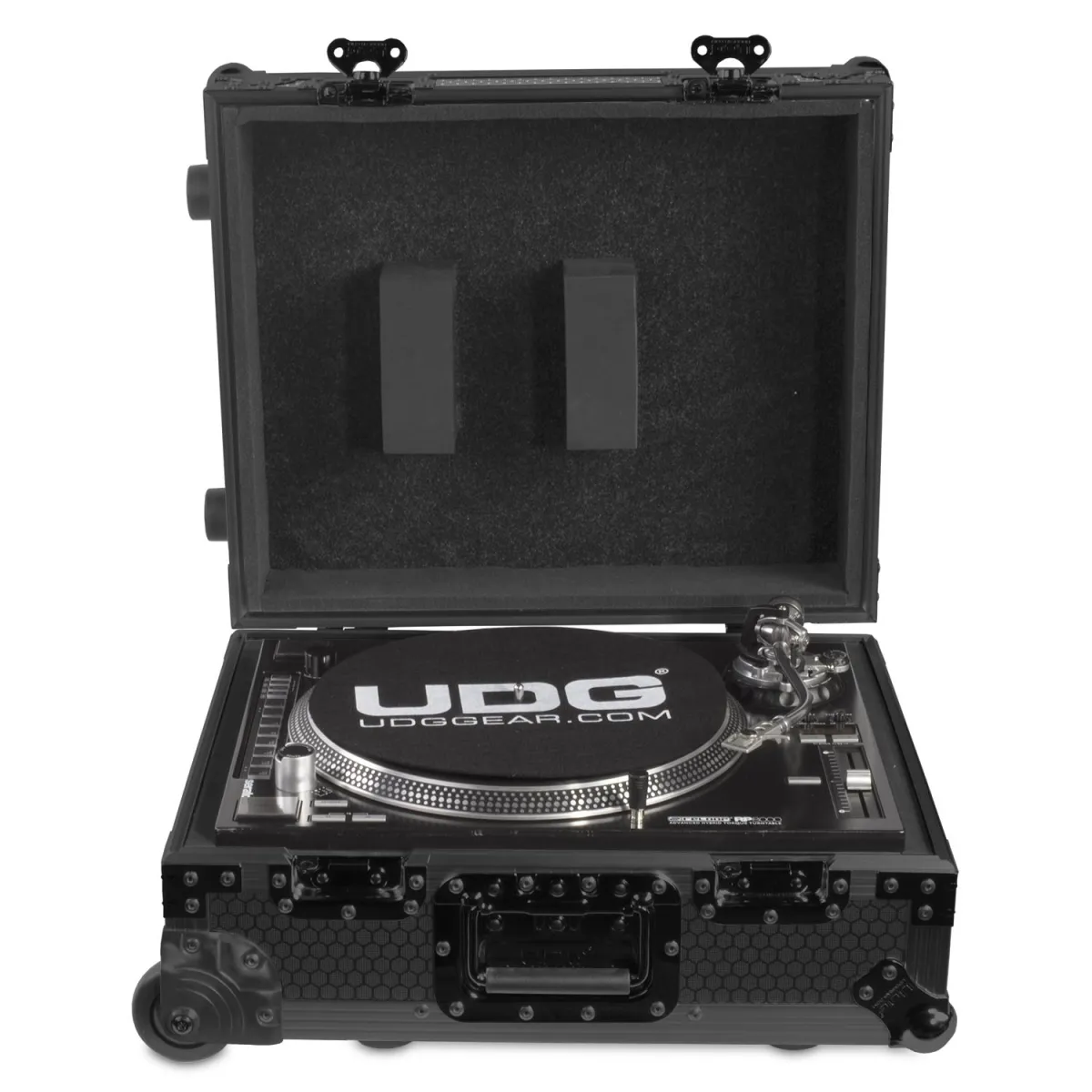 UDG Flight Case Multi Format Turntable Black MK2 Plus Trolley