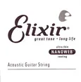 Elixir 15159 80/20 Bronze Single Acoustic Guitar NANOWEB 059