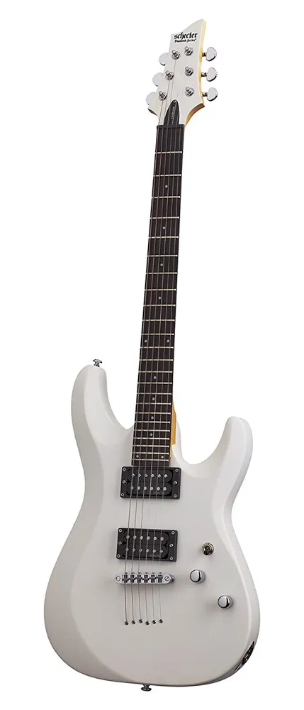 Schecter C-6 Deluxe Satin White