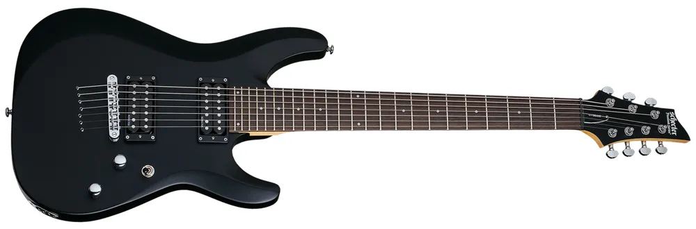 Schecter C-7 Deluxe Satin Black