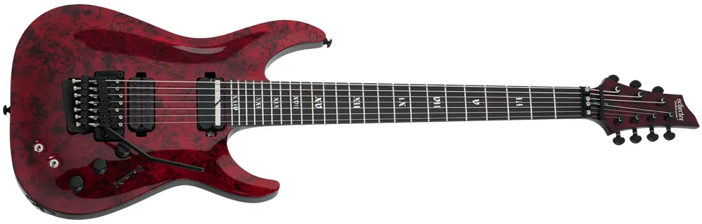 Schecter C-7 FR S Apocalypse Red Reign RR