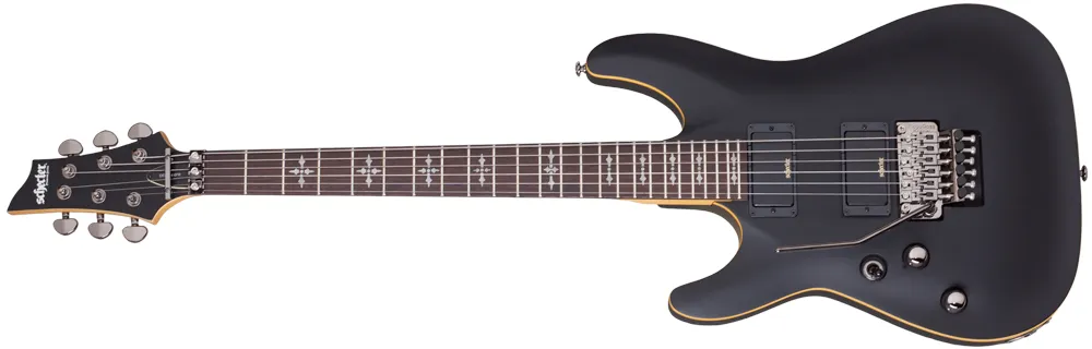 Schecter Demon 6 Floyd Rose LH Satin Black