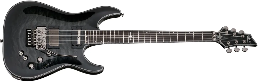 Schecter Hellraiser Hybrid c-1 Floyd Rose Sustainiac Trans Black Burst