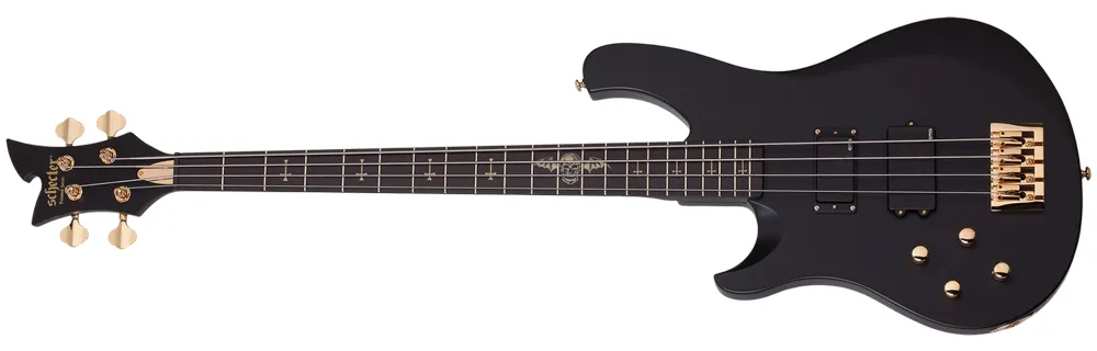 Schecter Johnny Christ Bass Left Hand Satin Black