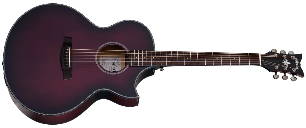 Schecter Orleans Stage Acoustic Vampyre Red Burst Satin (VRBS)