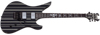 Schecter Synyster Custom Gloss Black with Silver Pin Stripes