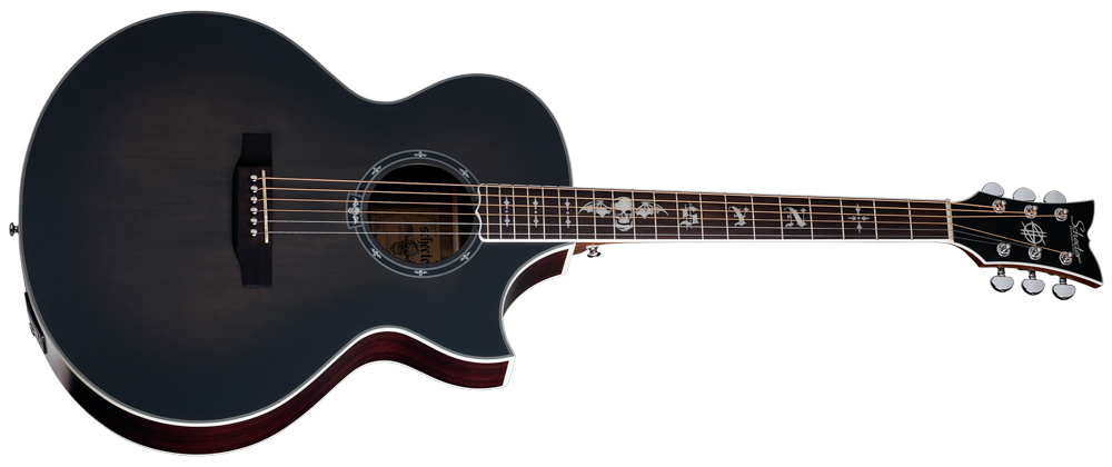 Schecter Synyster Gates-GA SC-Acoustic Trans Black Burst Satin