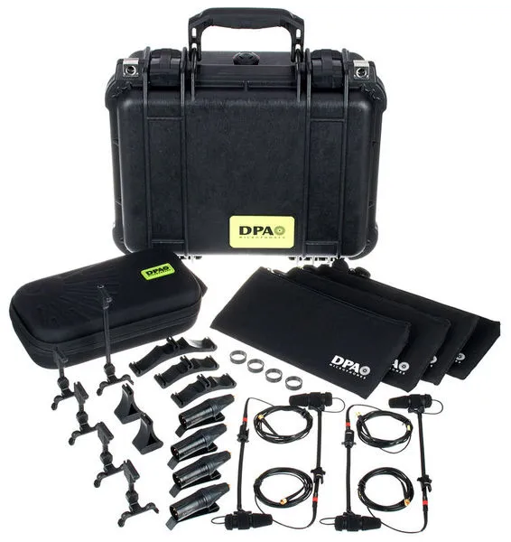 DPA CORE 4099 Classic Touring Kit, 4 Mics and acc, Loud SPL