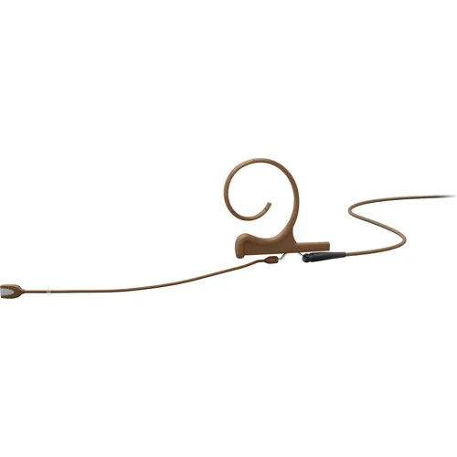 DPA CORE 4188 Slim Cardioid Flex Earset, 100 mm , Brown, MicroDot