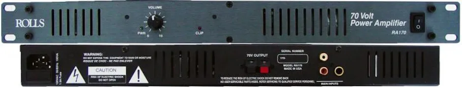 Rolls RA170 70V Power amplifier
