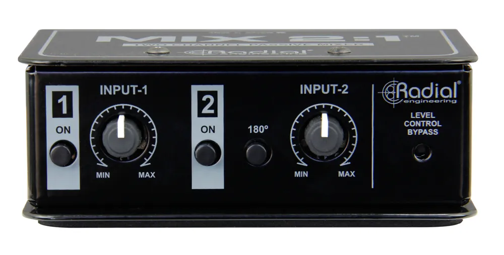 Radial MIX 2:1 Passive balanced mixer 2 in 1 out