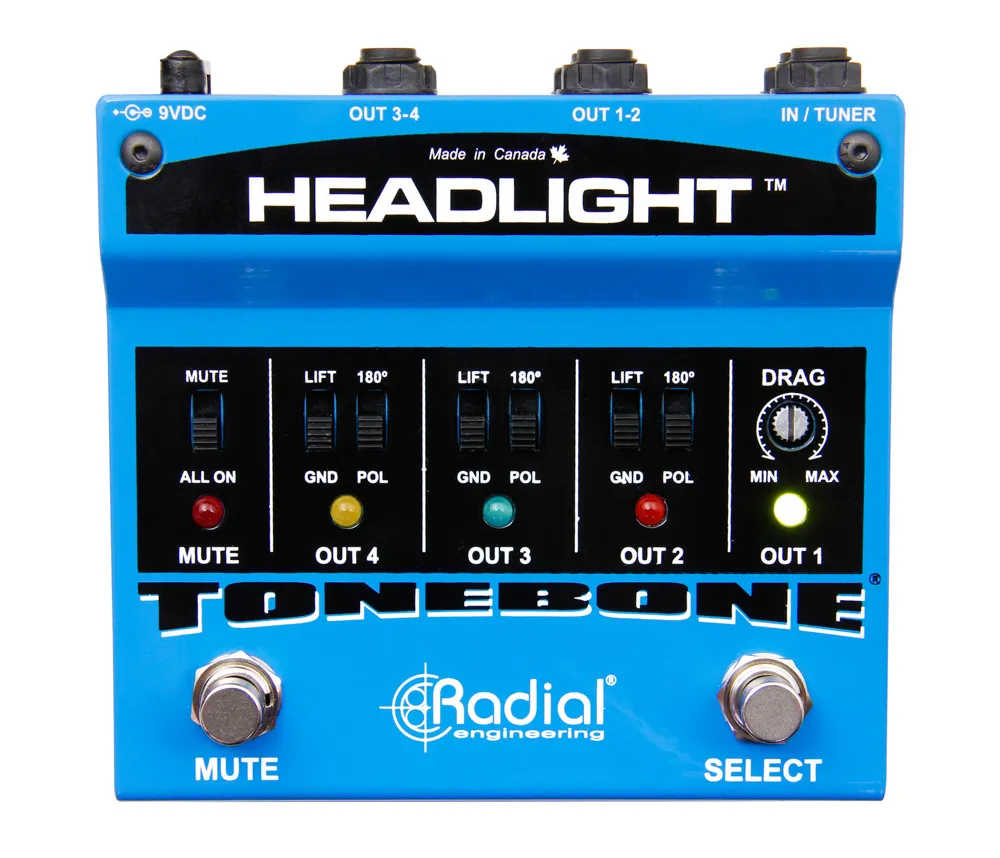 Radial Tonebone Headlight Guitar Amp Selector