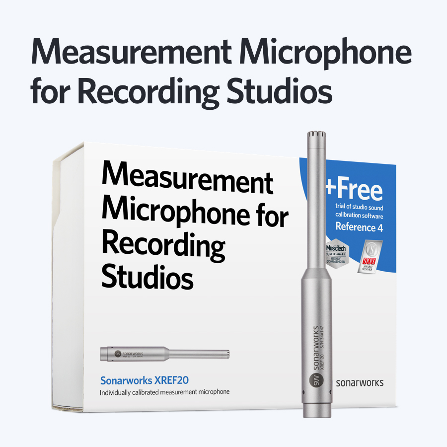 Sonarworks XREF20 Measurement Microphone for Recording Studios