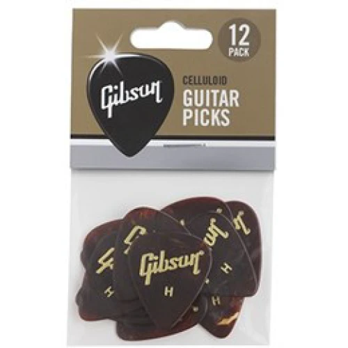 Gibson Tortoise Picks 12 Pack Heavy