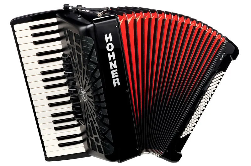 Hohner Bravo III 80 Black SilentKey