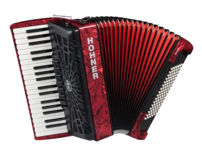 Hohner Bravo III 96 Red SilentKey