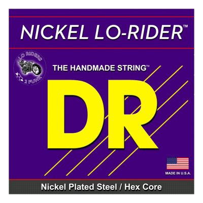 DR Strings Nickel Plated Lo Rider Medium 6's 30-125