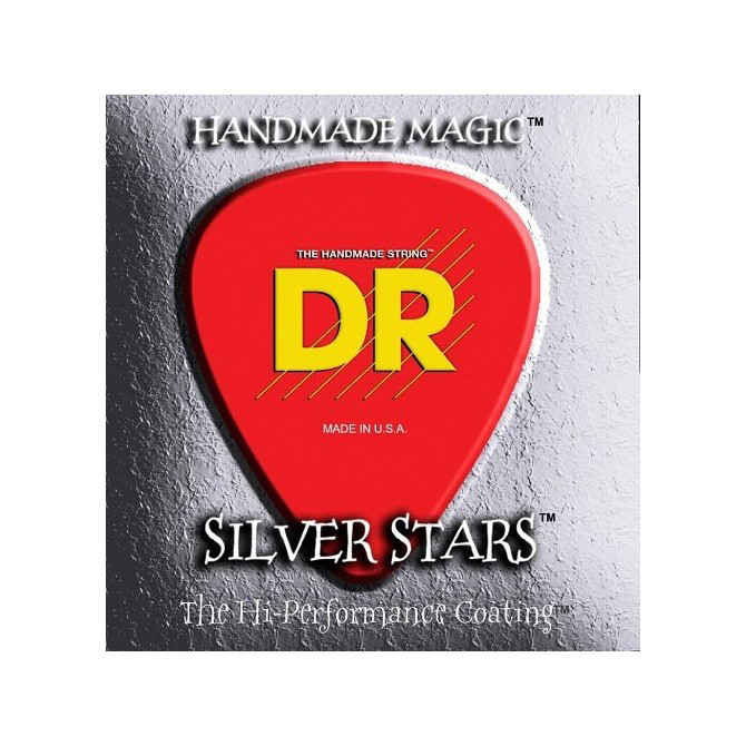 DR Strings SILVER STARS Bass Medium 45-105