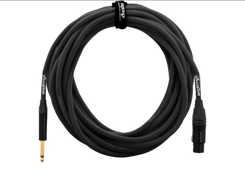 Orange 10 ft Mic Jack/XLR Cable BLK