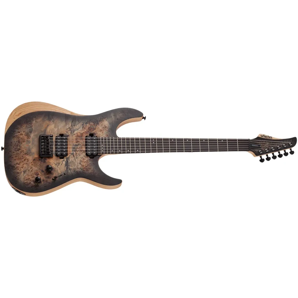 Schecter Reaper-6 Satin Charcoal Burst (SCB)