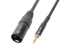 PD Connex Cable XLR Male-3.5 Stereo 0,5m [3 pcs left]