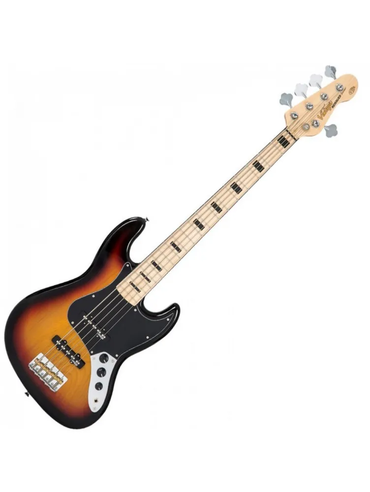 Vintage VJ75 5-str Sunset Sunburst