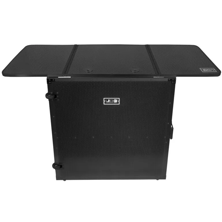 UDG Ultimate Fold Out DJ Table MK2 Plus Black (Wheels)
