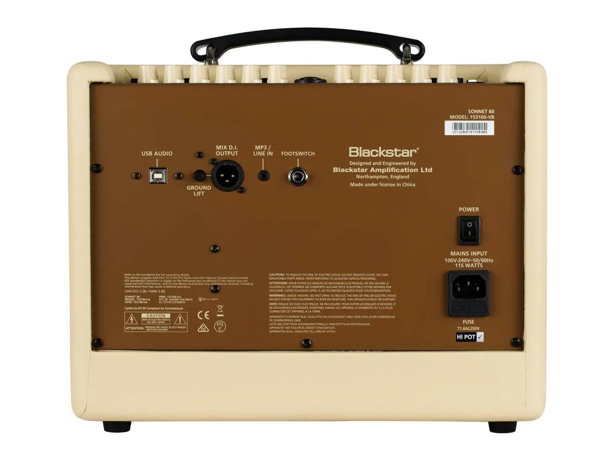 Blackstar Sonnet 60 Cream