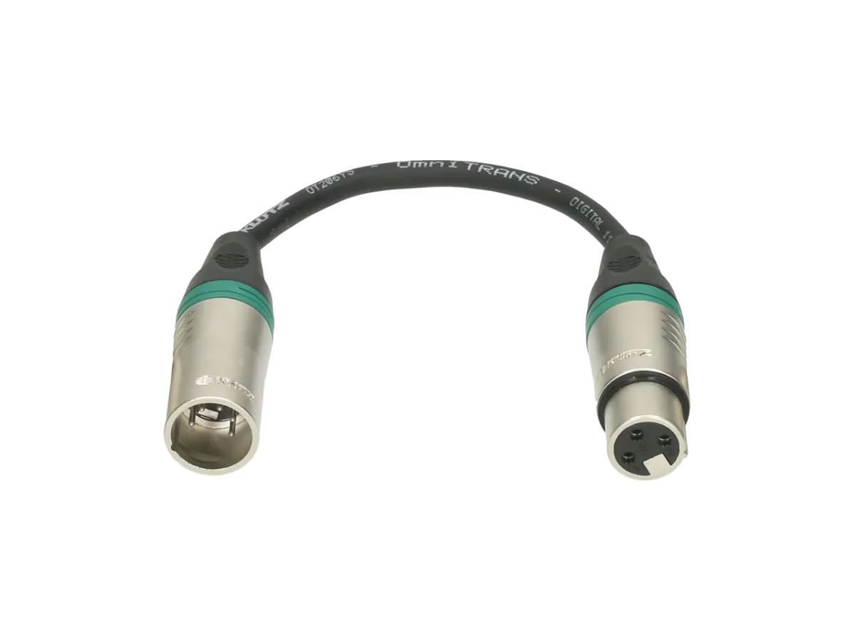 Klotz DMX Adapter XLR Ma 5-pin > XLR Fe 3-pin